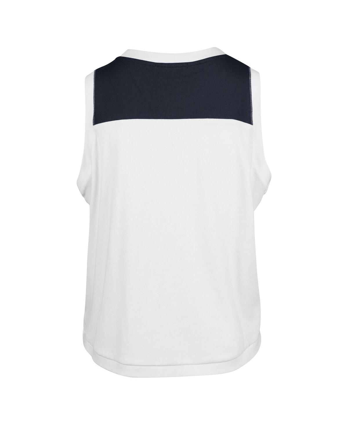 47 BRAND WOMEN'S WHITE 2024 MLB ALL-STAR GAME PREMIER ZOEY WAIST LENGTH TANK TOP 