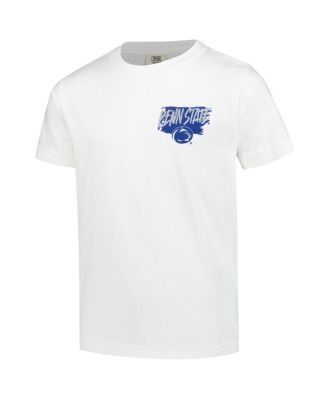 Big Boys and Girls White Penn State Nittany Lions Hyperlocal Comfort Colors T-Shirt