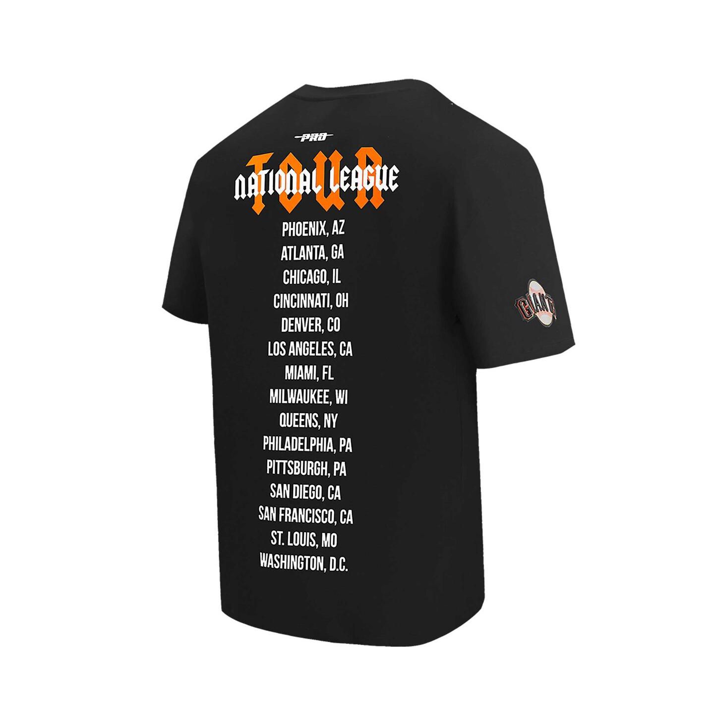 Мужская футболка Pro Standard Black San Francisco Giants Oversized City Tour — фото 2