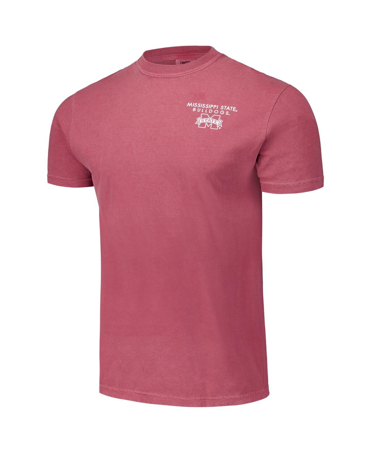 Image One Men's and Women'sMississippi State Bulldogs Scenic Comfort Colors T-Shirt - Maroon