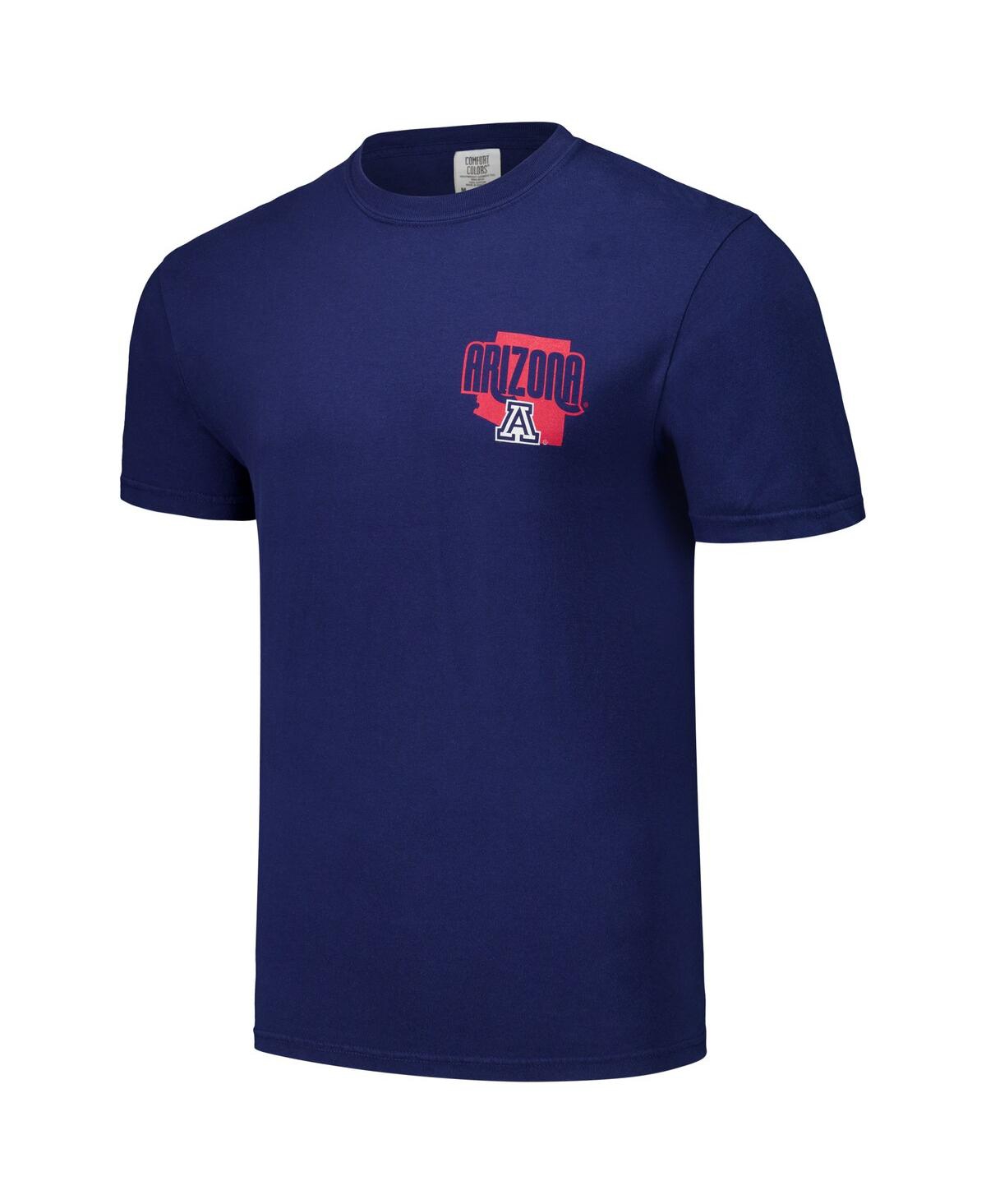 Image One Men's And Women's Navy West Virginia Mountaineers Hyper Local Welcome To Campus T-shirt In Navy
