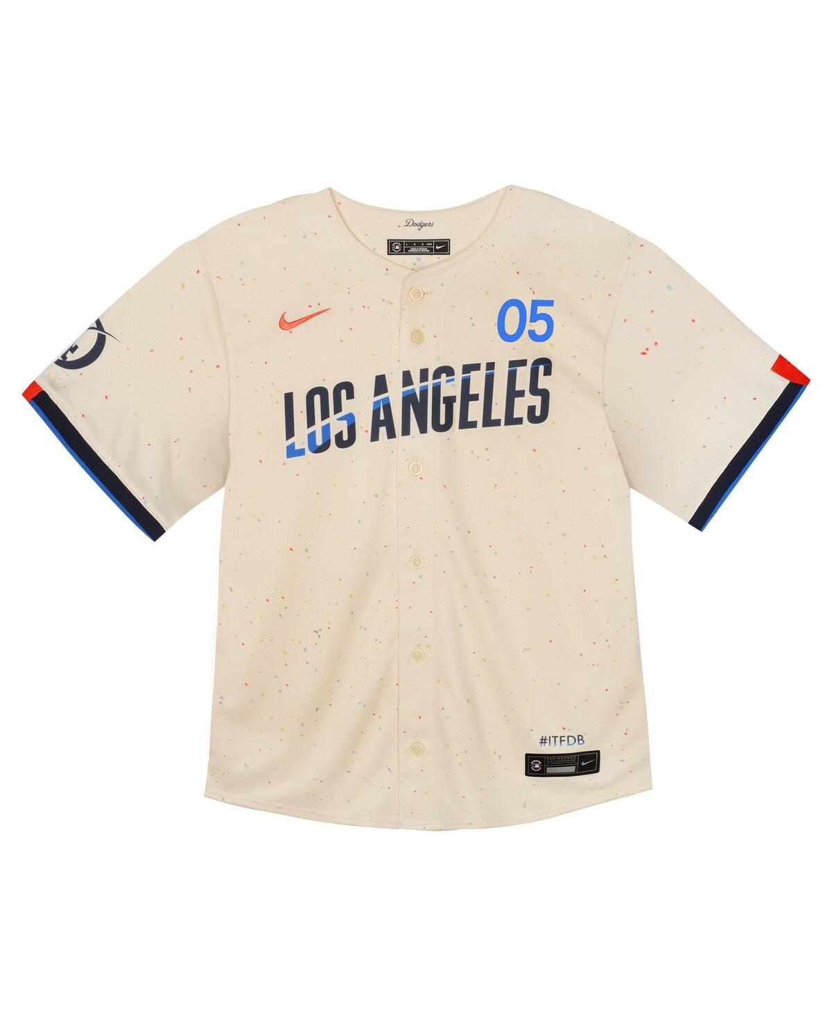 Nike Baby Boys and Girls Freddie FreemanLos Angeles Dodgers 2024 City Connect Limited Player Jersey - Cream