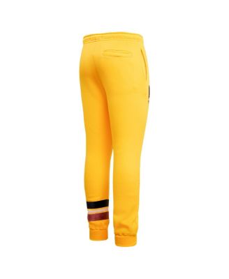 Men's Yellow Looney Tunes Taz Varsity Joggers