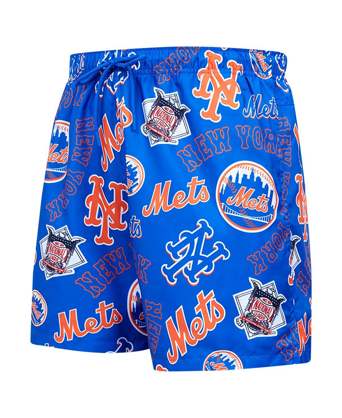 Pro Standard Men's Royal New York Mets Toss Logo Woven Shorts In Royal