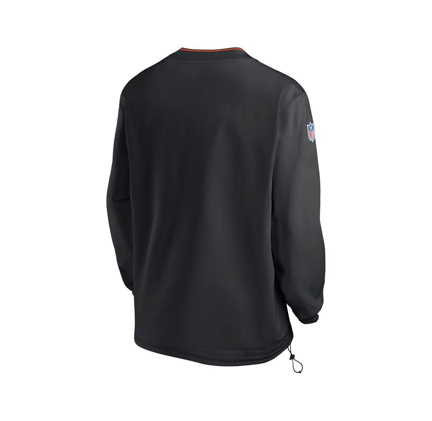 Men's Black Cincinnati Bengals Sideline Pullover Wind Shirt