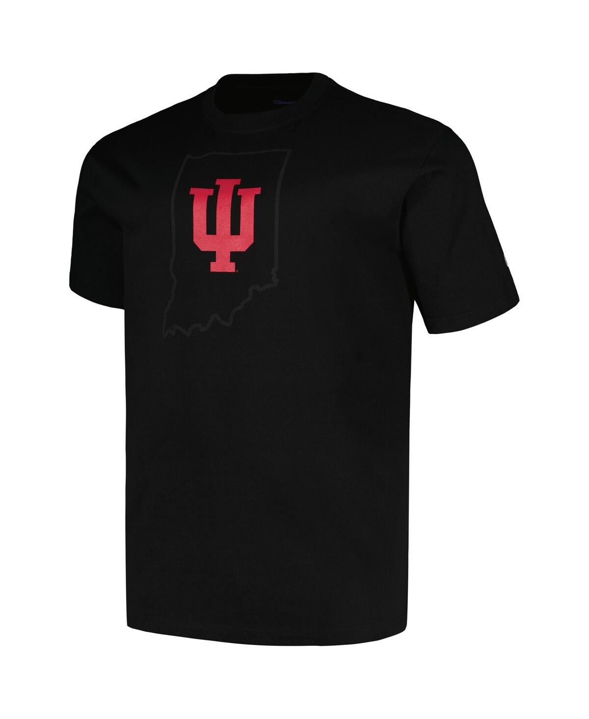 Profile Men's Black Indiana Hoosiers Big Tall Pop T-shirt In Black
