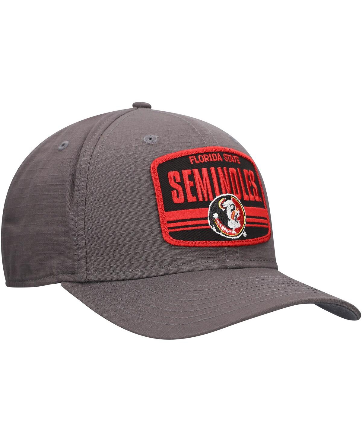 Shop New Era Men's Charcoal Florida State Seminoles Team Elevated 9seventy Adjustable Hat