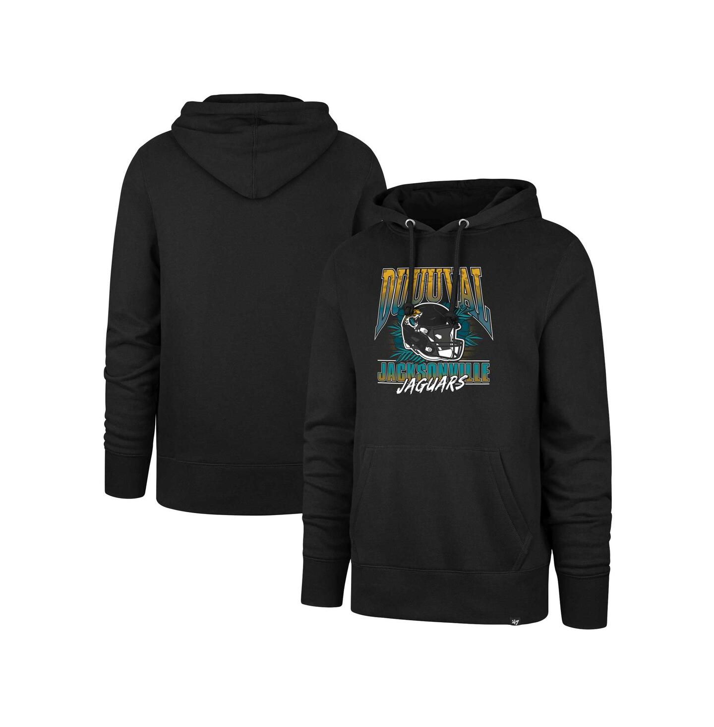 Мужское худи '47 Brand Black Jacksonville Jaguars Regional Headline Pullover — фото 1