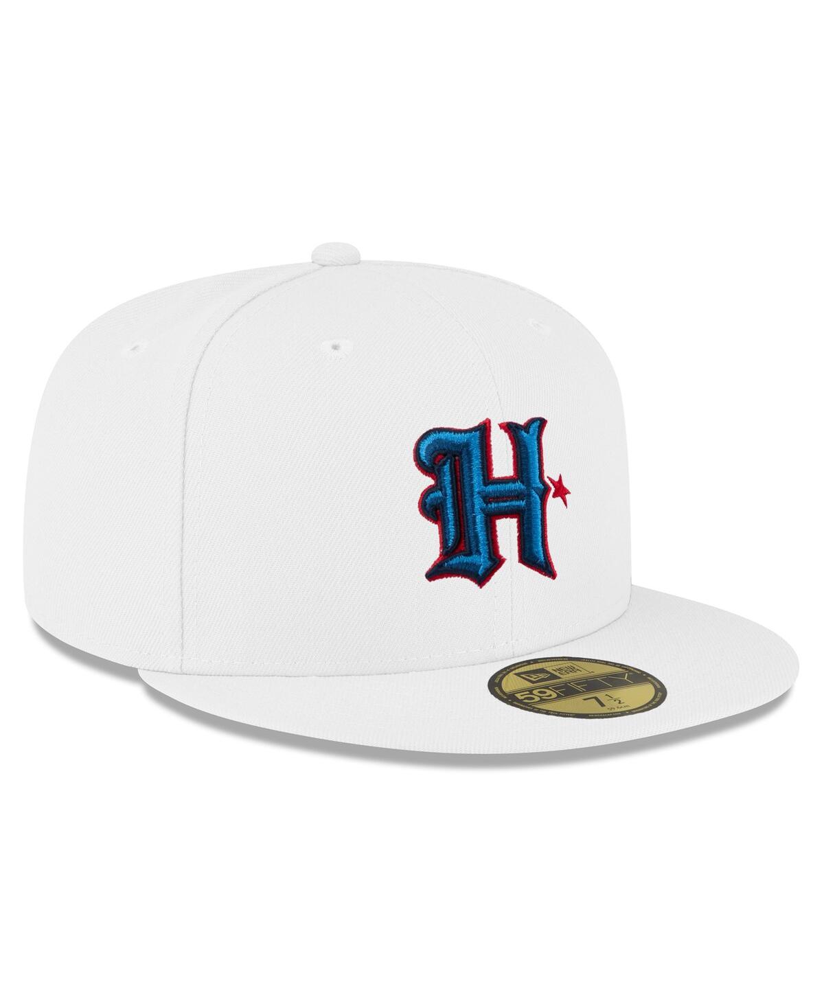 New Era Men'sHouston Texans Omaha 59FIFTY Fitted Hat - White