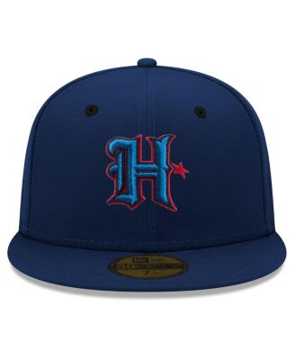 Men's Navy Houston Texans Omaha 59FIFTY Fitted Hat