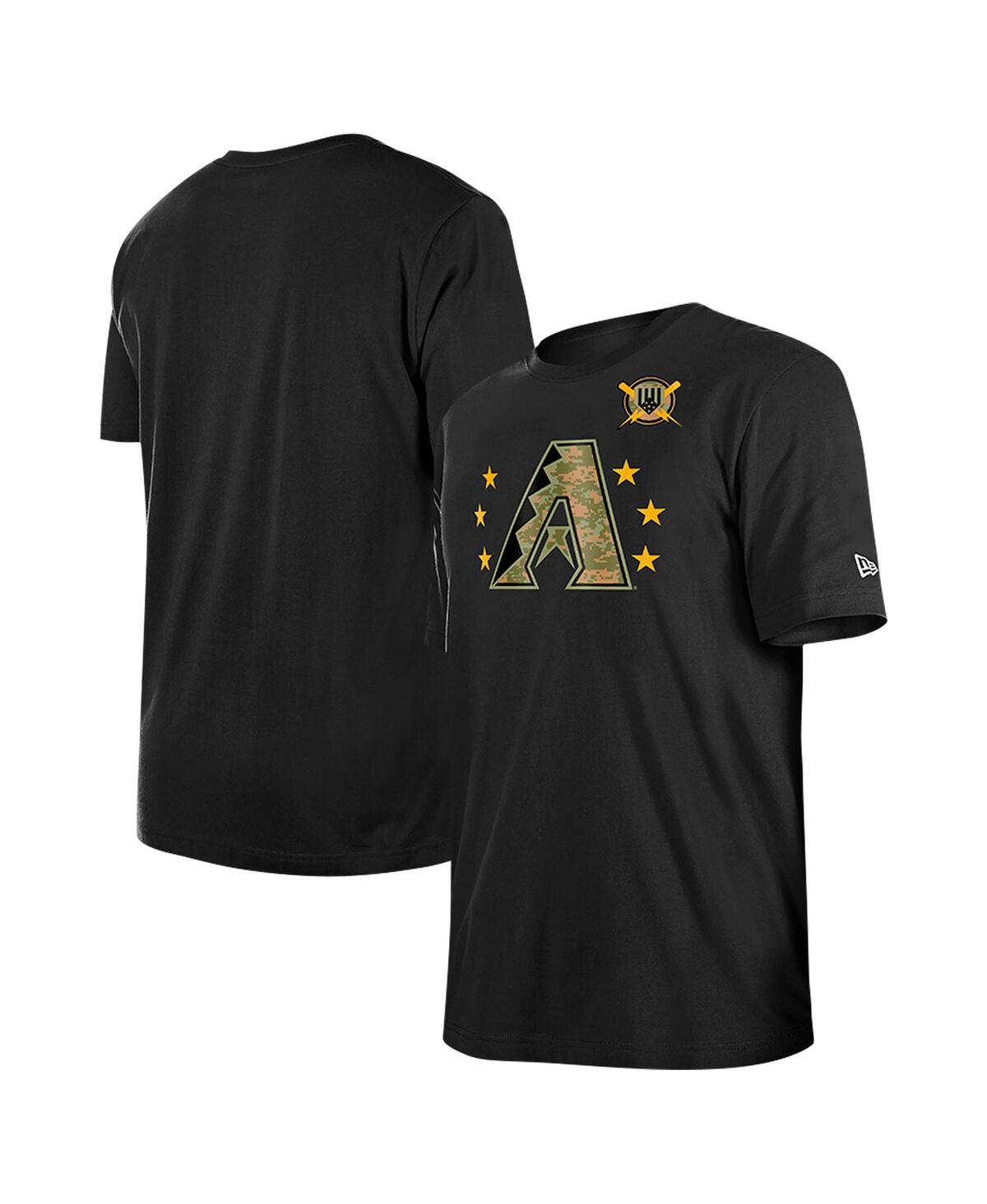 NEW ERA MEN'S BLACK ARIZONA DIAMONDBACKS 2024-ARMED FORCES DAY T-SHIRT 
