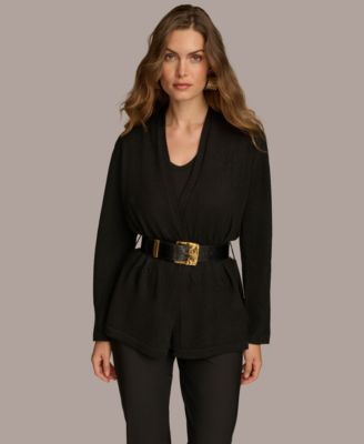 Donna Karan New York - Women's Belted Cardigan