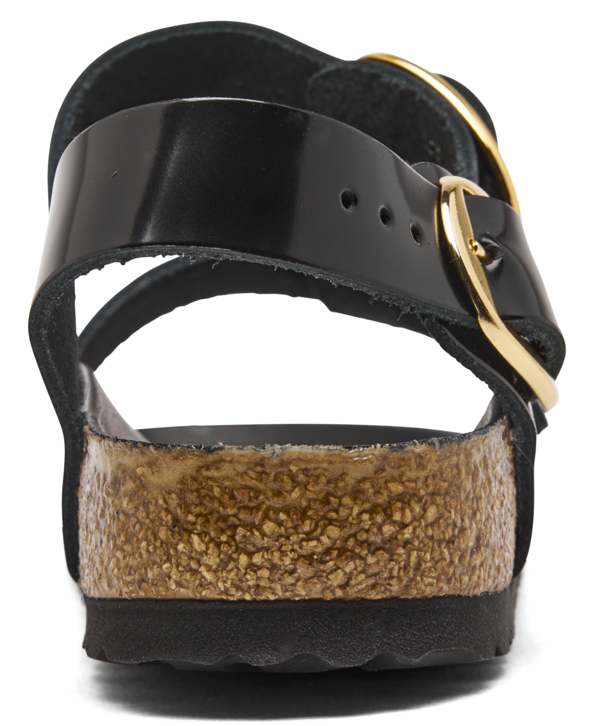 Birkenstock Women's Milano Big Buckle High Shine Natural Leather Patent Sandals from Finish Line