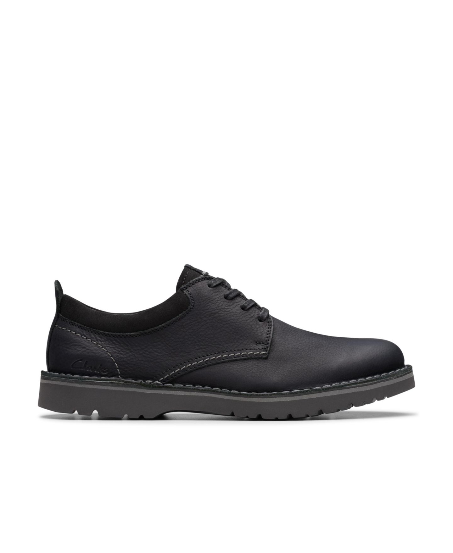 Мужские туфли Clarks Collection Eastridge Low, цвет: Чёрный кожаный — фото 7