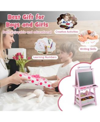 3-in-1 Double-Sided Storage Art Easel