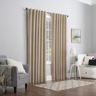 Amherst Velvet Noise Reducing Thermal Extreme 100% Blackout Back Tab Curtain Panel