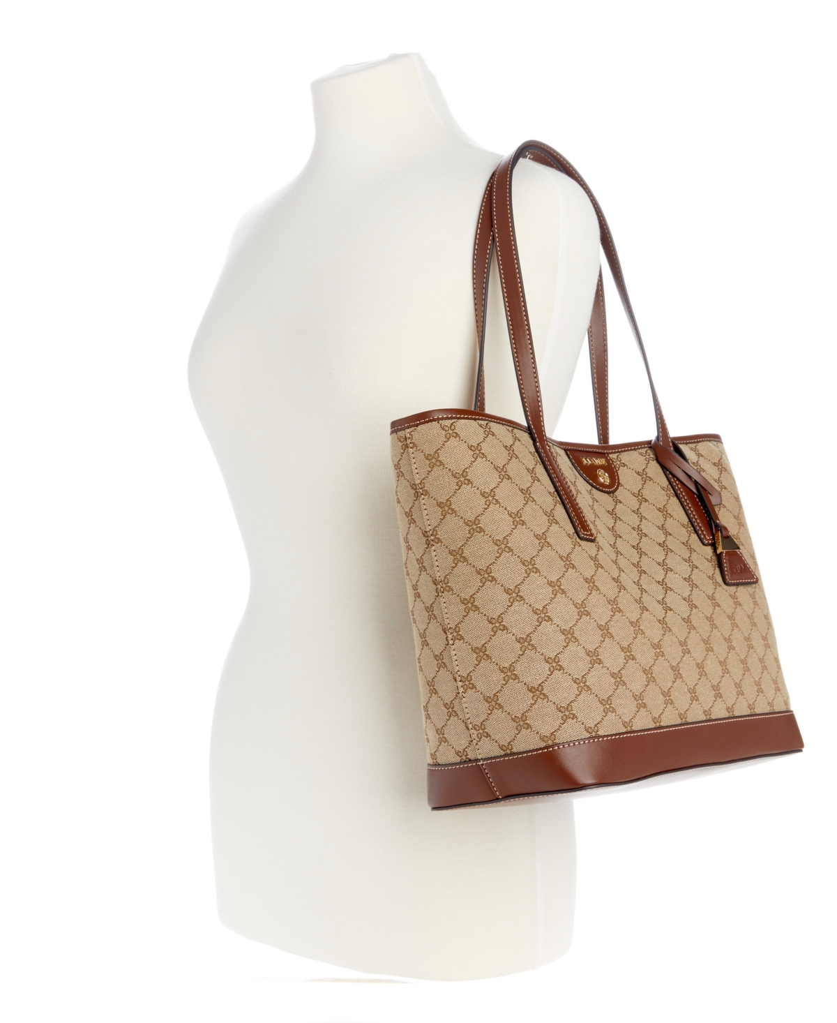 Shop Nine West Teagan 2 In 1 Tote In Brown Black