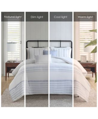 Harbor House Morgan Jacquard Cotton 5-Pc. Duvet Cover Set, Full/Queen