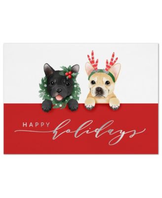 French Bulldogs Holiday Boxed Cards