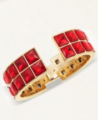 I.N.C. International Concepts - Stone Double-Row Cuff Bracelet