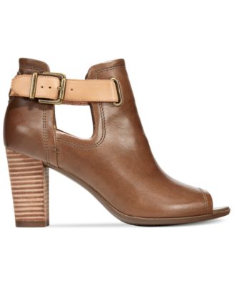 Clarks Women's Shira Nicole Peep-Toe Booties