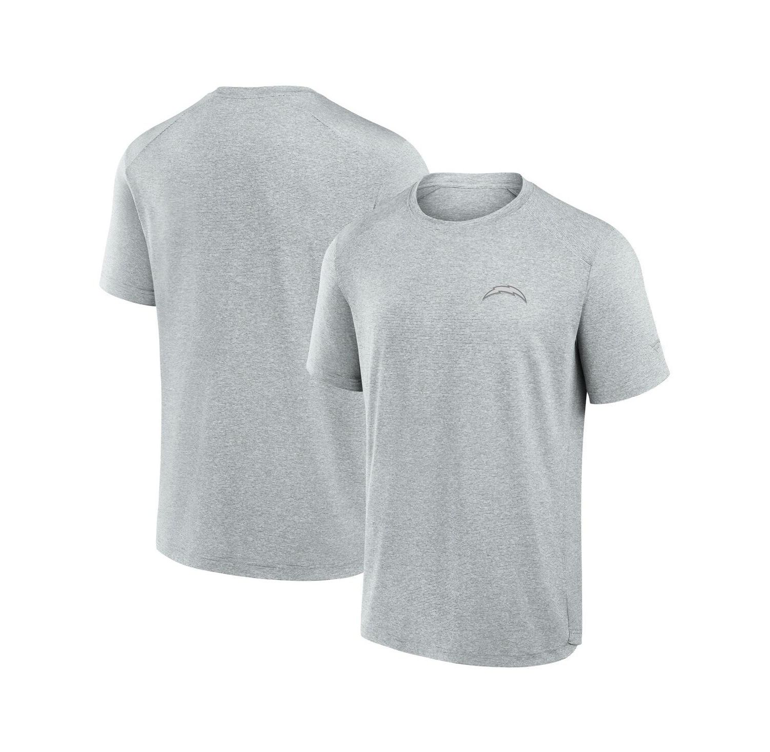 Men's Gray Los Angeles Chargers Front Office Tech T-Shirt
