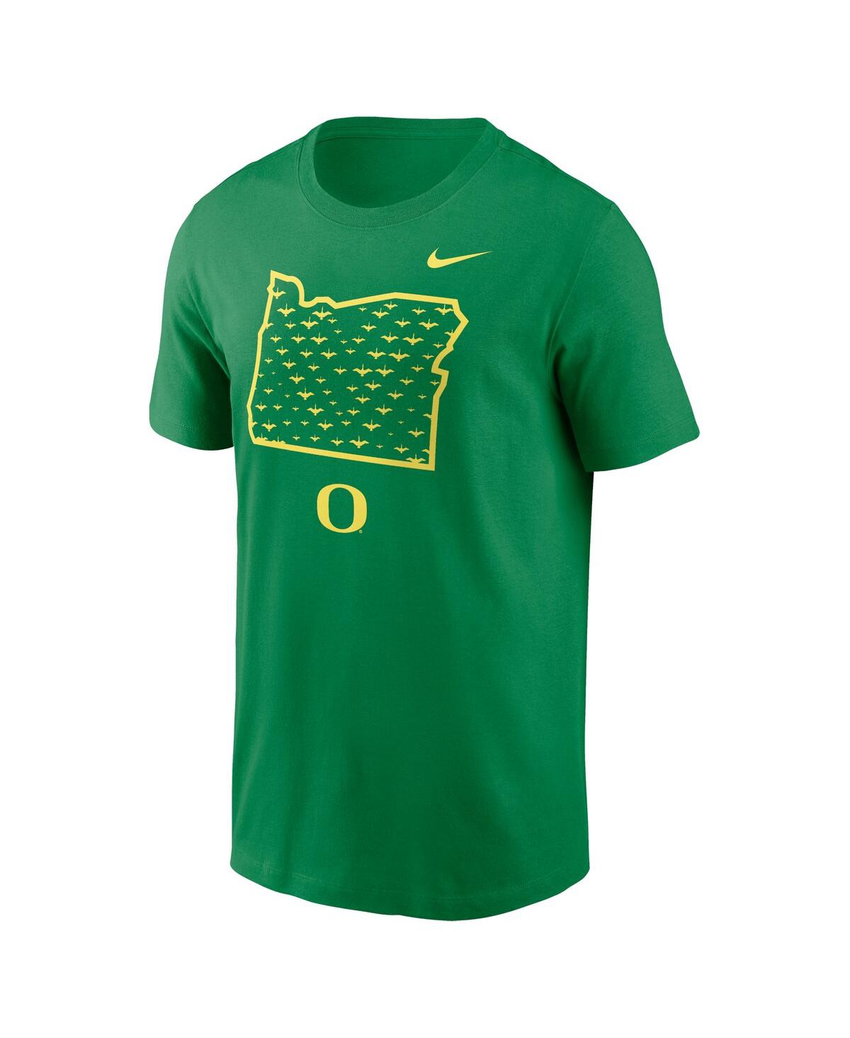 Nike Men'sOregon Ducks Campus State Shape T-Shirt - Green