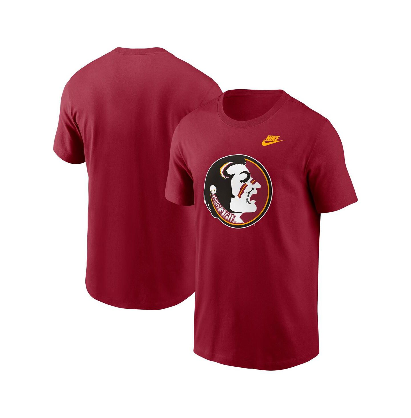 Мужская футболка Nike Garnet Florida State Seminoles Legacy Alternate Logo — фото 1