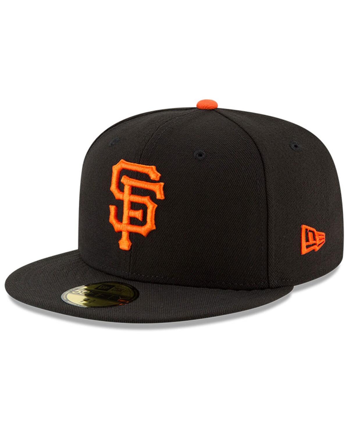 New Era Men'sSan Francisco Giants National Baseball Hall of Fame 59FIFTY Fitted Hat - Black