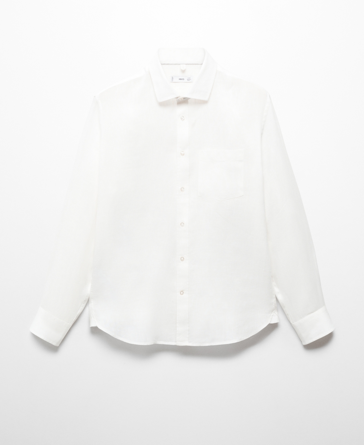 Mango Men's 100% Linen Slim-Fit Shirt