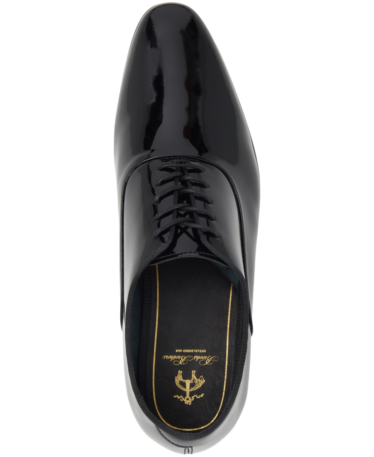 Brooks Brothers Men's Pierce Lace Up Oxfords In Black