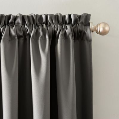Oslo Theater Grade Extreme 100% Blackout Rod Pocket Curtain Panel