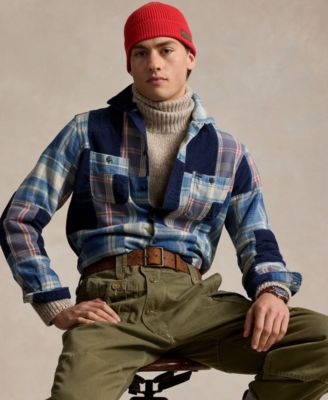 Polo Ralph Lauren Men's Classic-Fit Indigo Patchwork Work