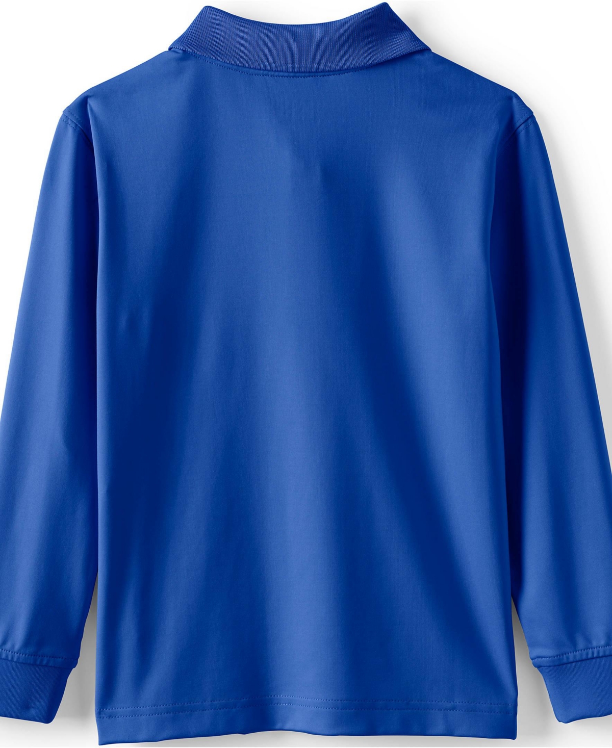 Lands' End Girls School Uniform Long Sleeve Rapid Dry Polo Shirt