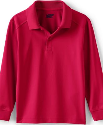 Girls Long Sleeve Rapid Dry Polo Shirt