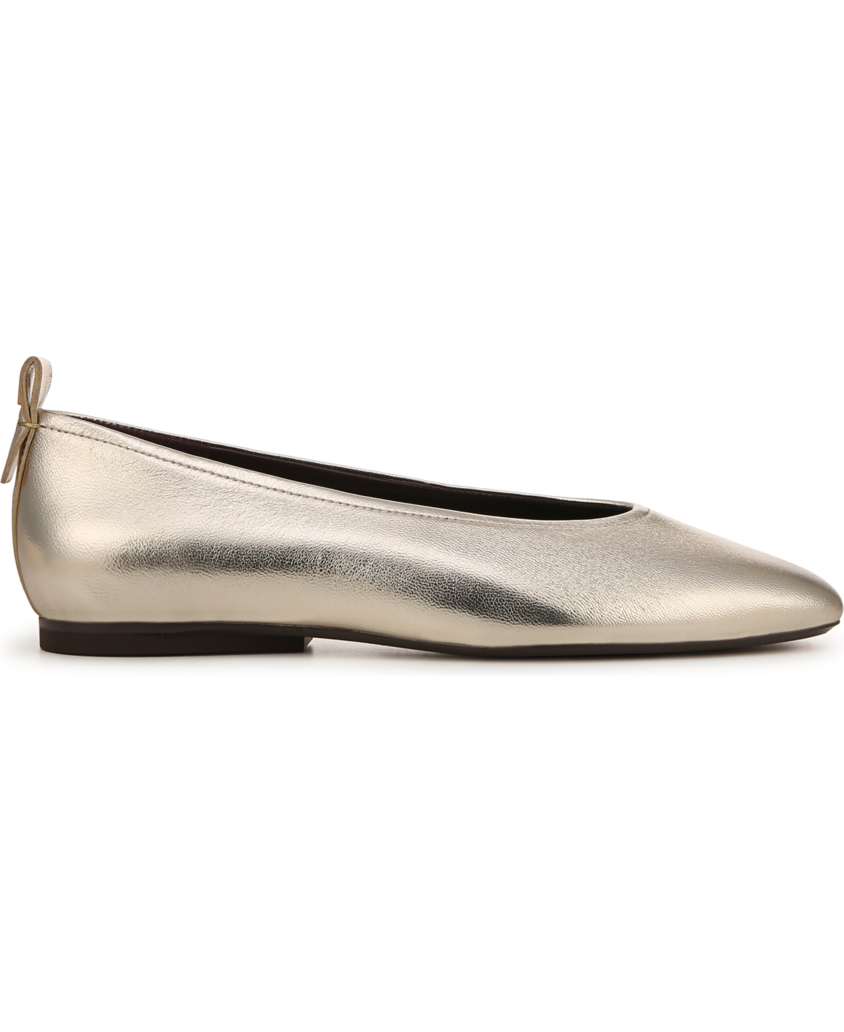 Naturalizer Carla Ballet Flats In Champagne Leather
