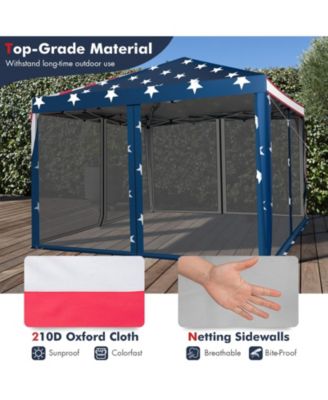 10 x 10 Feet Pop-up Canopy Tent Gazebo Canopy for Outdoor