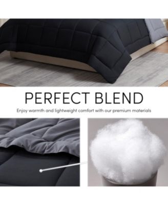 Premium Quilted All Season Goose Down Alternative Comforter with Corner Tabs - Twin XL 68"X92"