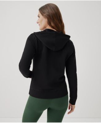 Women's Organic Cotton Cloud Brushed Fleece Zip Hoodie