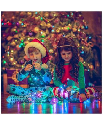 66ft Christmas String Lights 200 LED Chritsmas Tree Lights 8 Modes Multi Colored Christmas Decorative Mini Lights