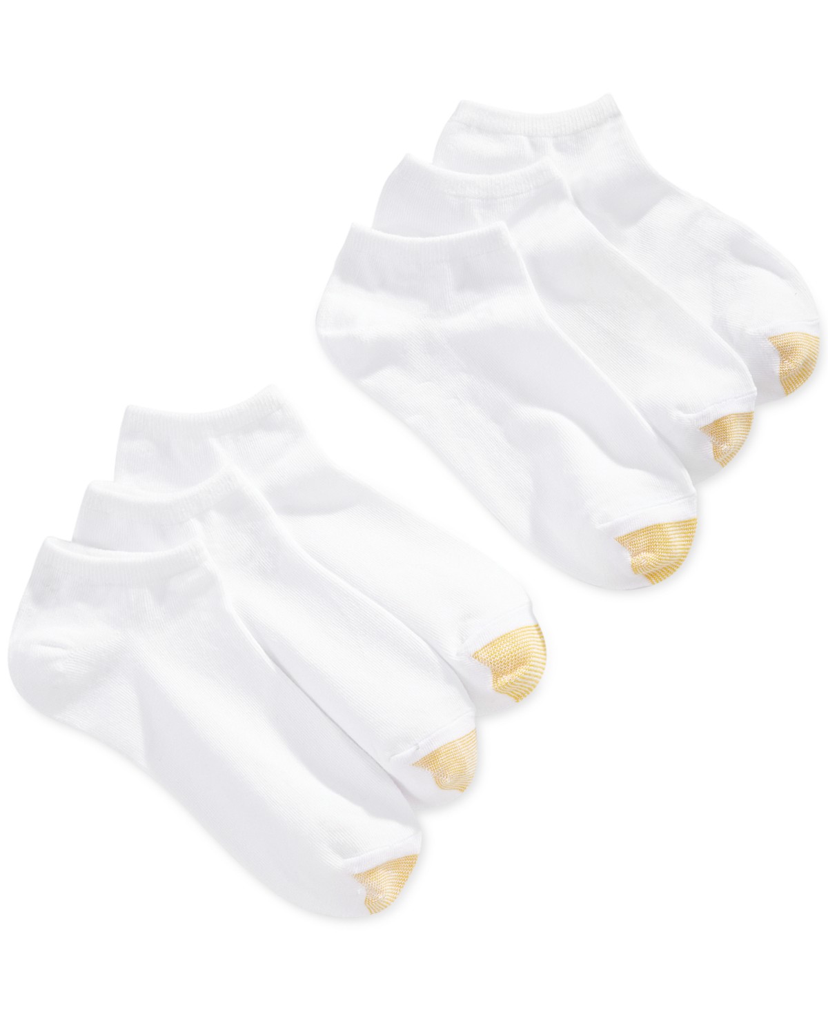 Бельё Gold Toe Women's 6-Pack Casual Jersey Liner — фото 1