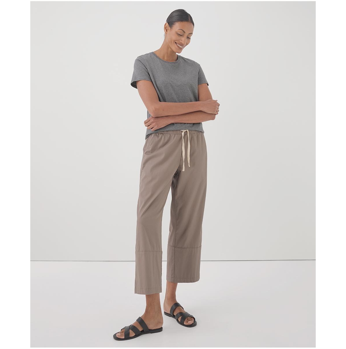 Pact Women's Organic Cotton Softspun Crew Neck Tee