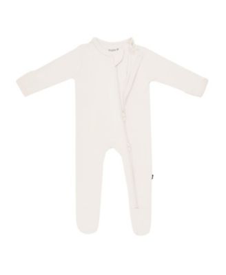 Baby Boys Zippered Footie in Cloud, 0-3 Months