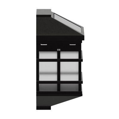 Wall Mount Led Solar Powered Fence And Deck Lights - All-Weather Decorative Solar Lights - Set Of 6