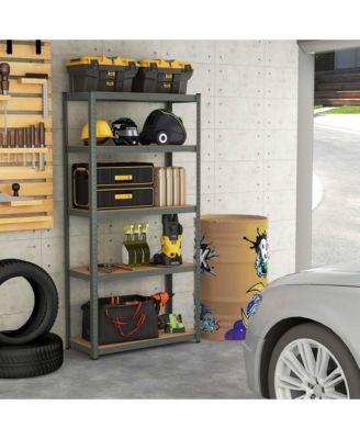 5 Tier Adjustable Garage Shelving Unit with 2000 lbs Max Load for Warehouse