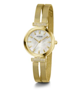 Women's Analog Gold Tone Stainless Steel and Mesh Watch, 28mm