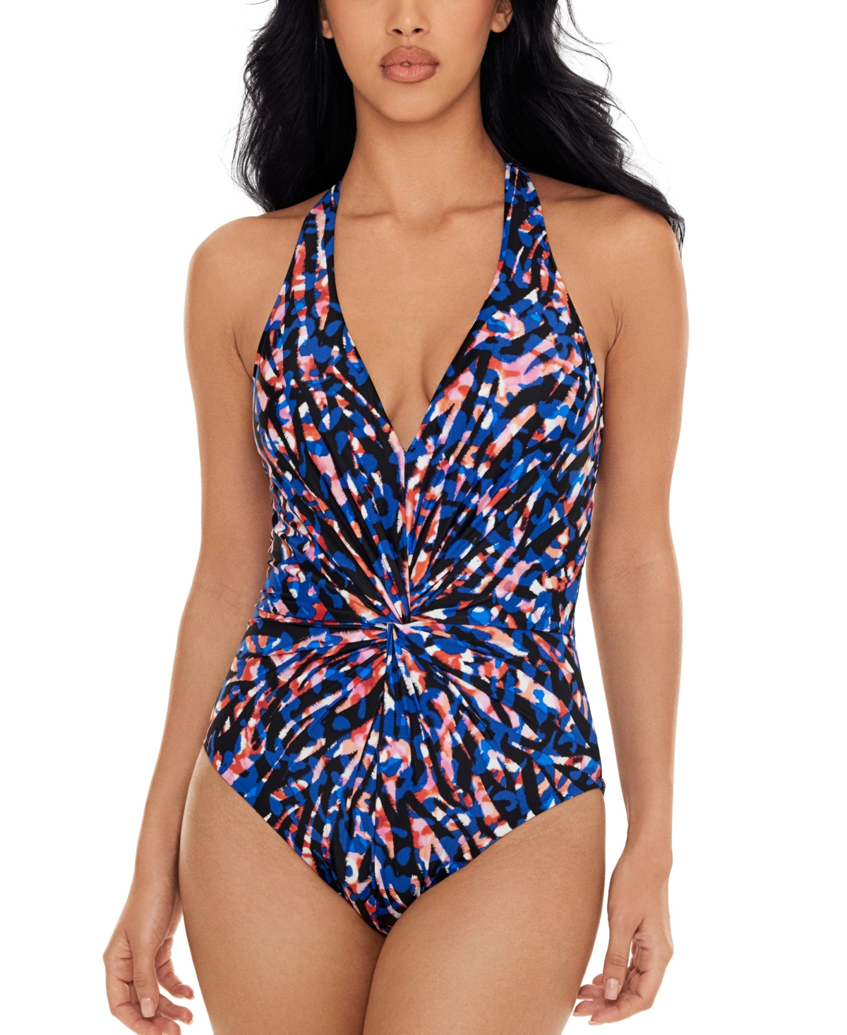 Women's Burano Drew One Piece Swimsuit - Black/multi