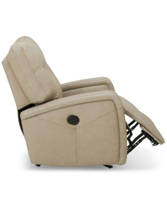 Trolan Leather Power Rocker Recliner, Created for Macy&#39;s