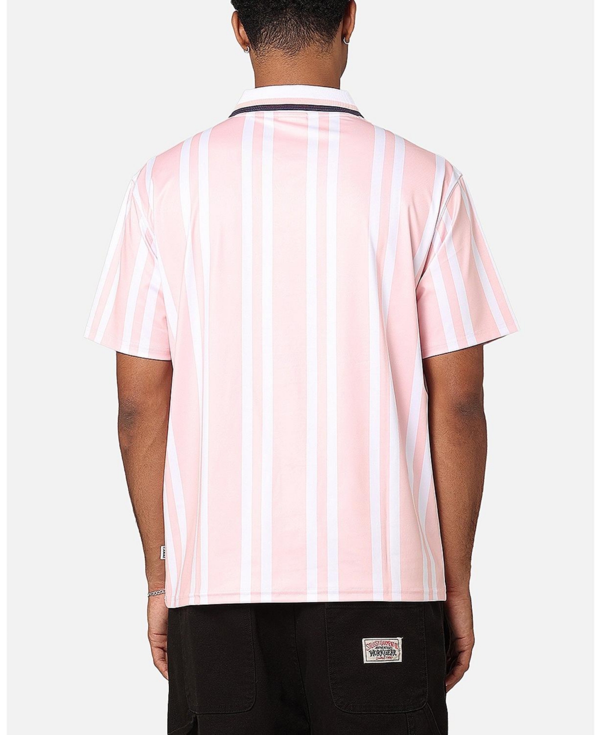 Carre Men's Le Form Football Jersey Polo -pink