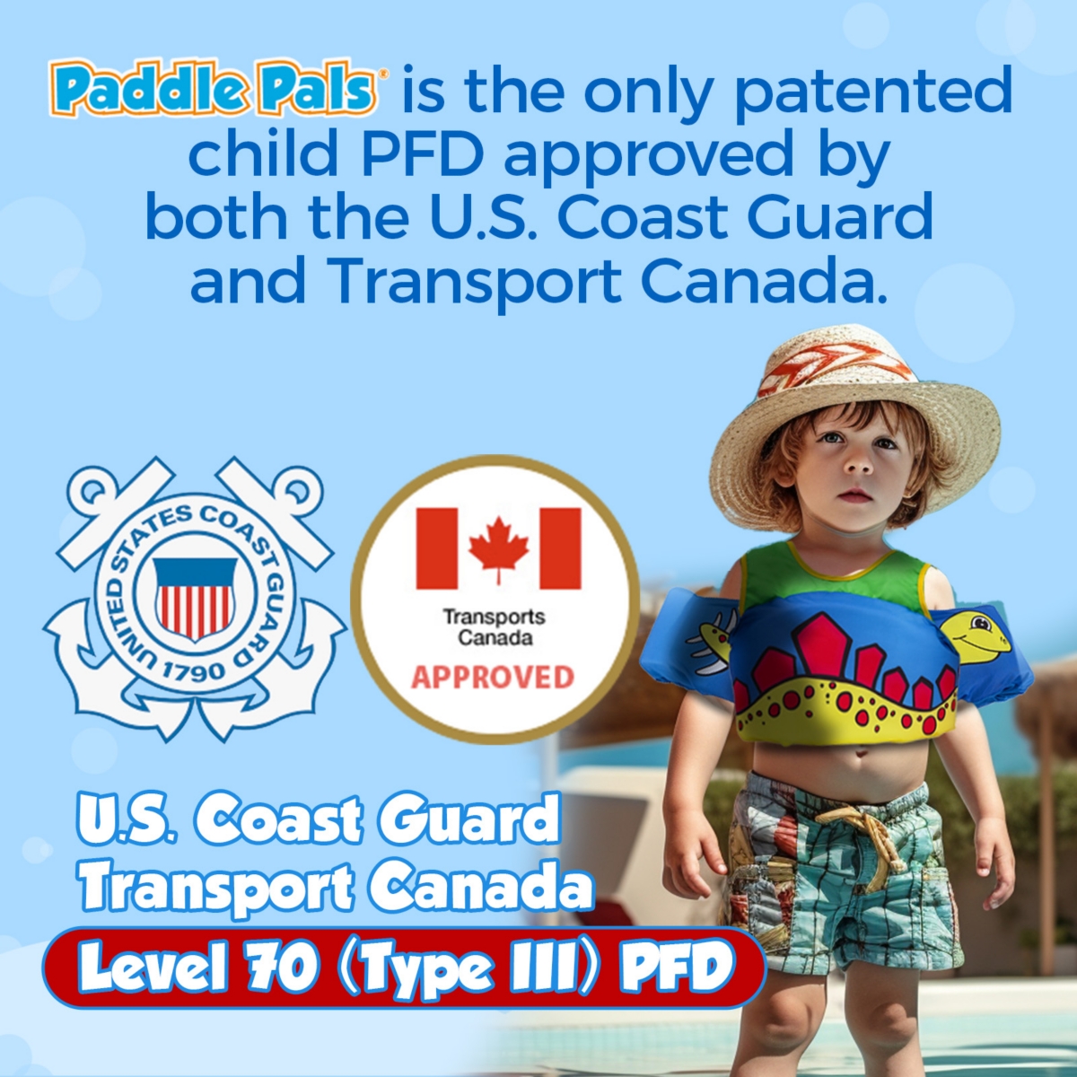 Body Glove Paddle Pals Life Jacket - Uscg Approved Kids Swim Vest
